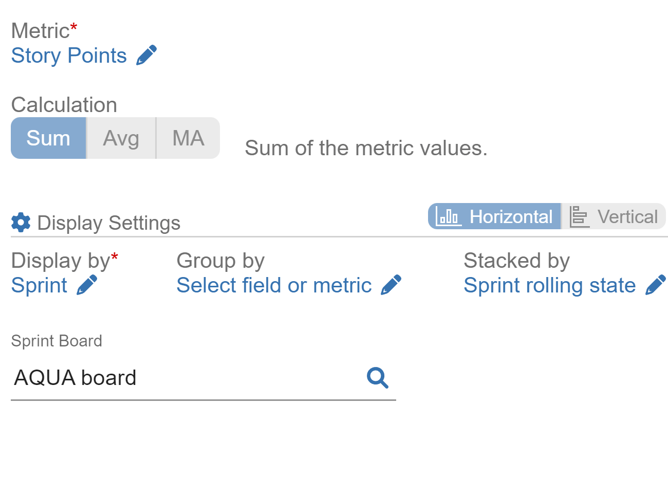 Board selection settings POFJ