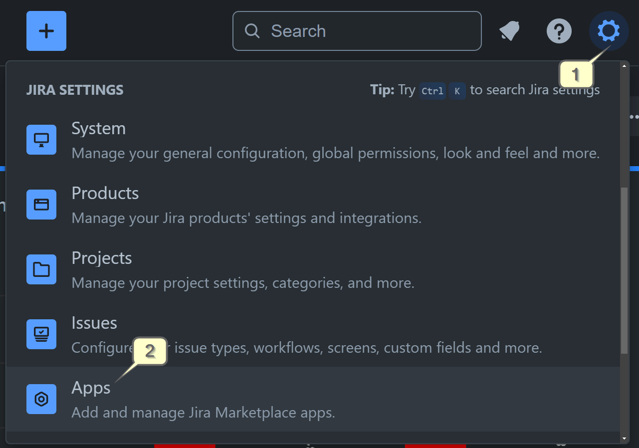Color palette settings