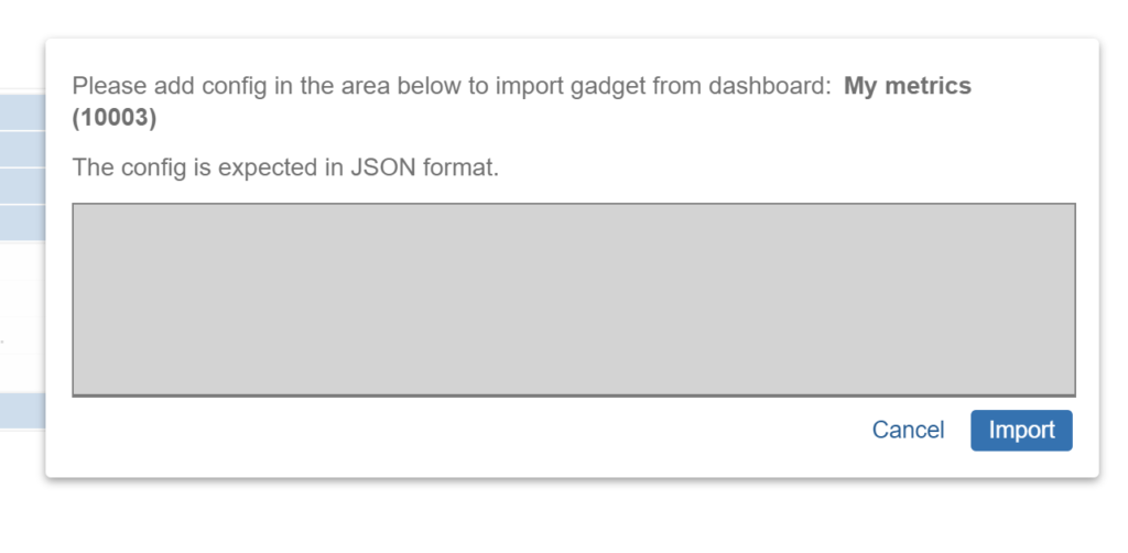 Import and Export functionality