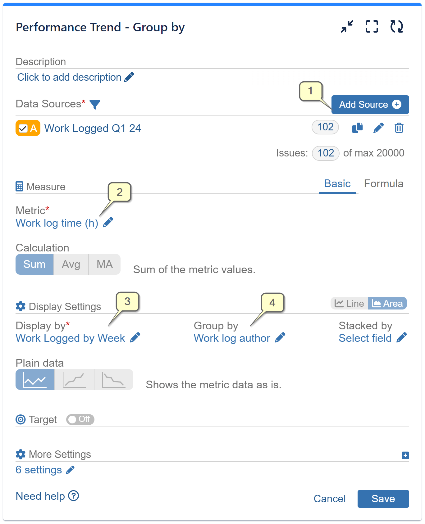 Group by Jira Report Settingsv2