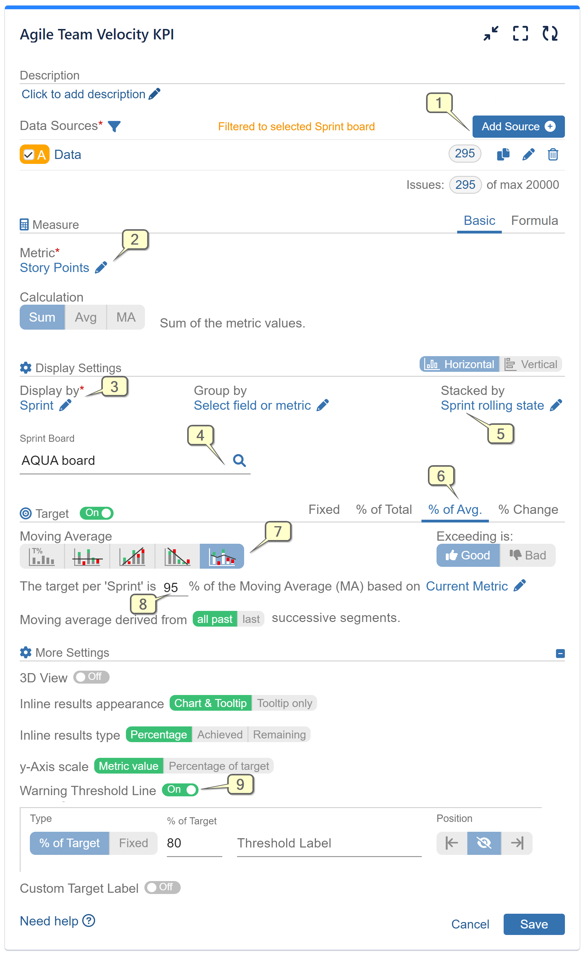 2024 02 29 15 19 01 Agile Team Velocity KPI Settings2
