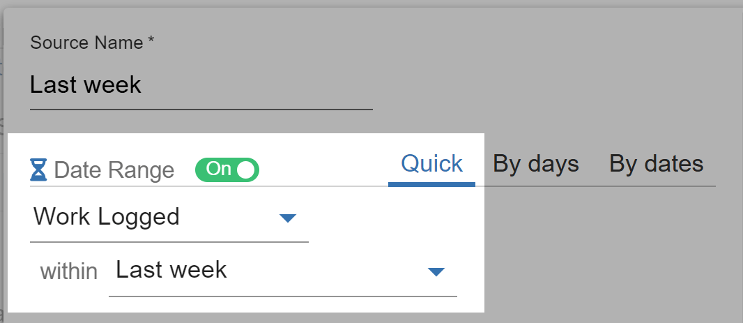 Heat Map Gadget Jira Worklog Report Datasource SettingsV2