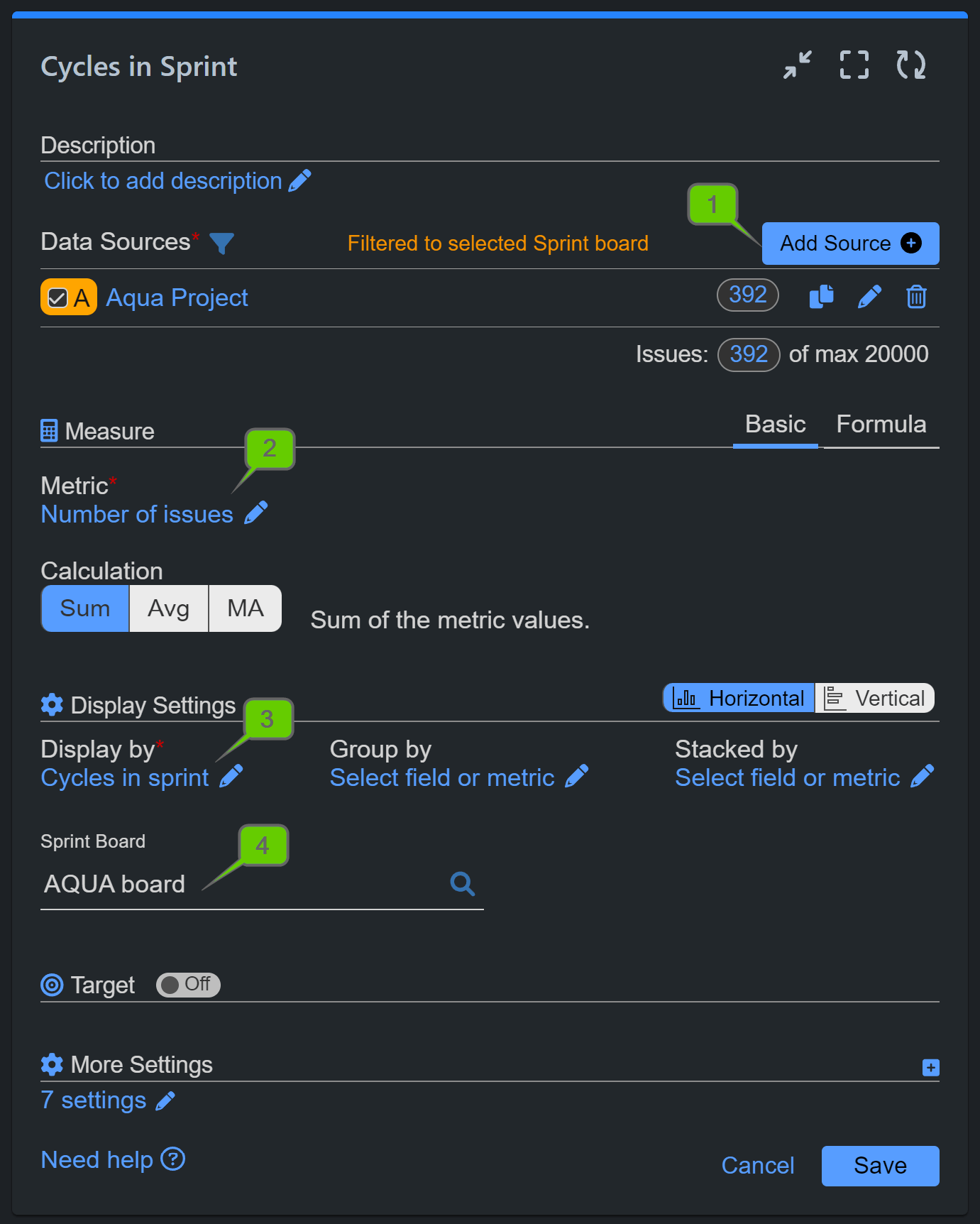 Cycles in sprint settings 1